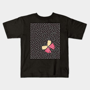 Butterfly on dark background Kids T-Shirt